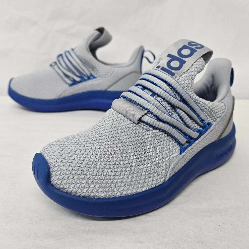 Adidas Lite Racer Adapt 7.0 K Athletic Sneakers JS5016‎ Grey Blue Kids Size 5.5